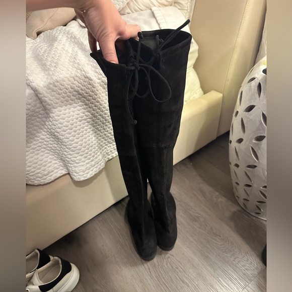 Stuart Weitzman Lowland Suede Over the Knee Boot - Picture 8 of 14